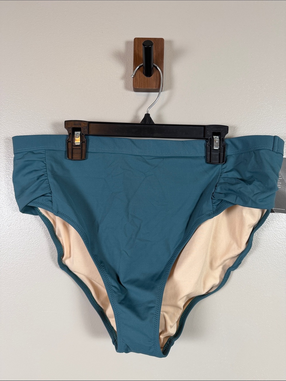 Garnet Hill Teal Swim Bottoms Size 14